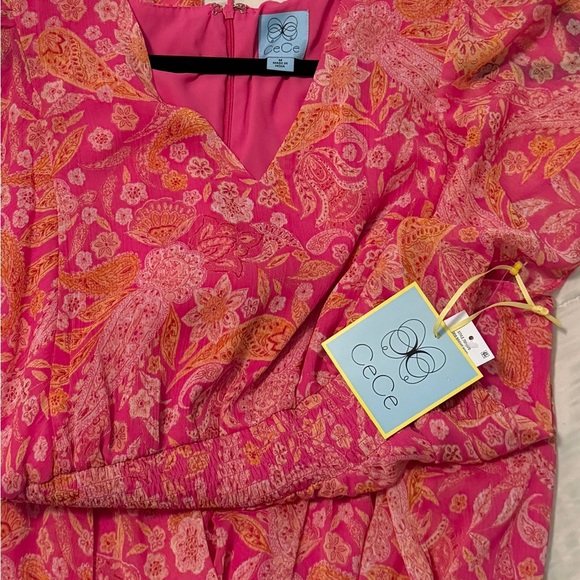 CeCe size medium flutter sleeve maxi new - Picture 4 of 4